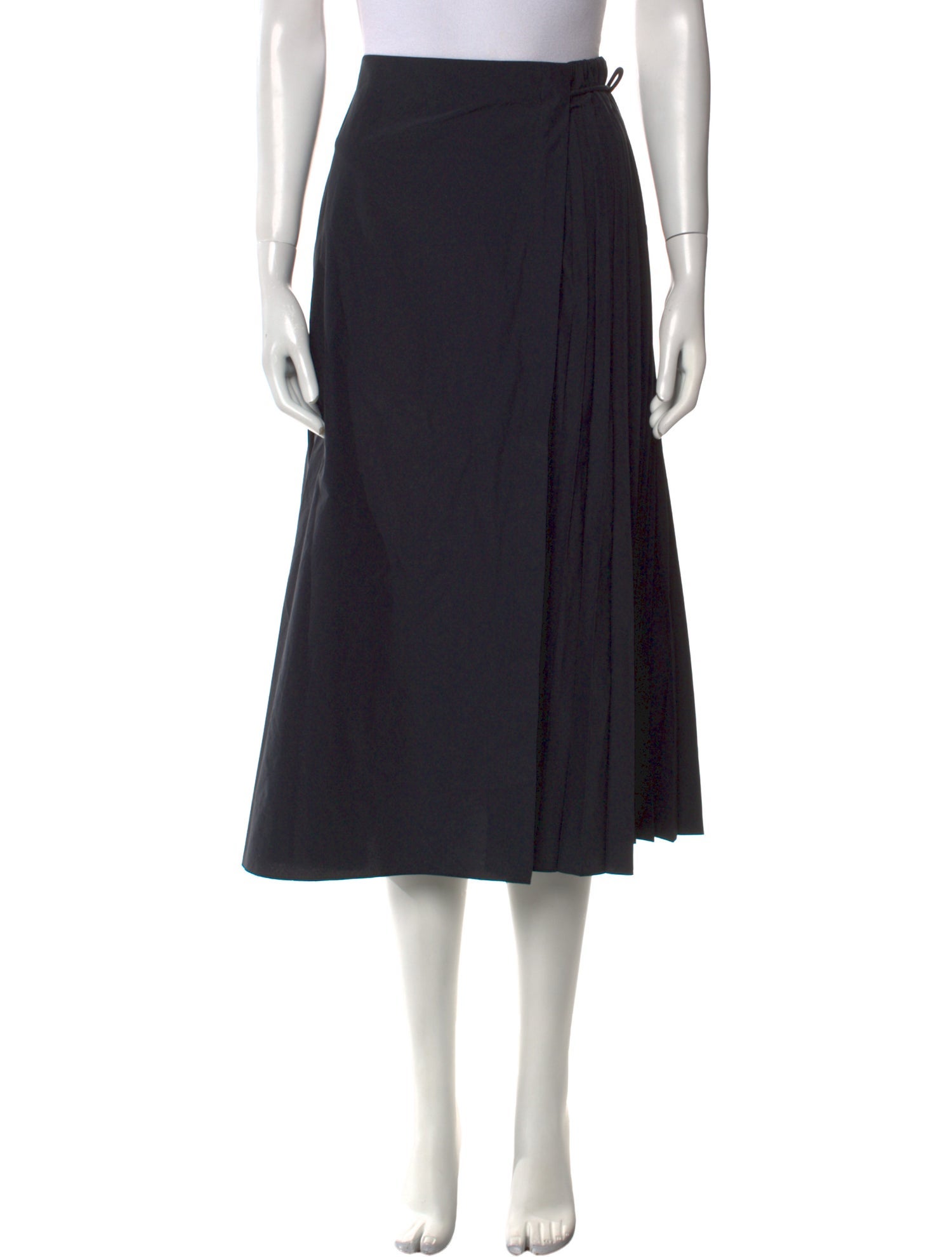 Tanya Taylor Pleated Accents Midi Length Skirt