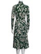Tanya Taylor Floral Print Midi Length Dress