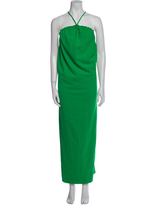 Tanya Taylor Halterneck Long Dress