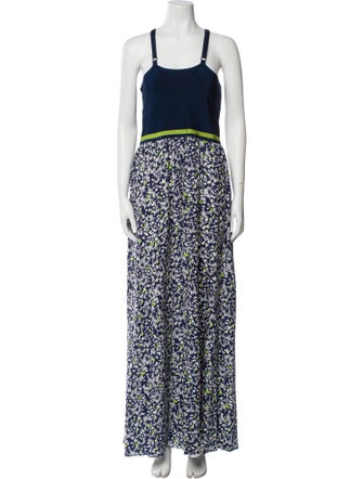 Tanya Taylor Printed Long Dress