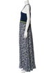 Tanya Taylor Printed Long Dress