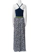 Tanya Taylor Printed Long Dress