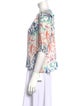 Tanya Taylor Silk Floral Print Blouse