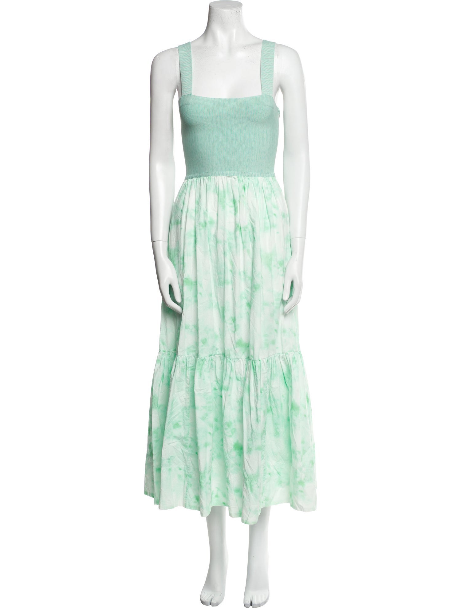 Tanya Taylor Printed Long Dress