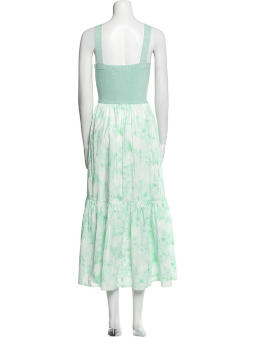 Tanya Taylor Printed Long Dress