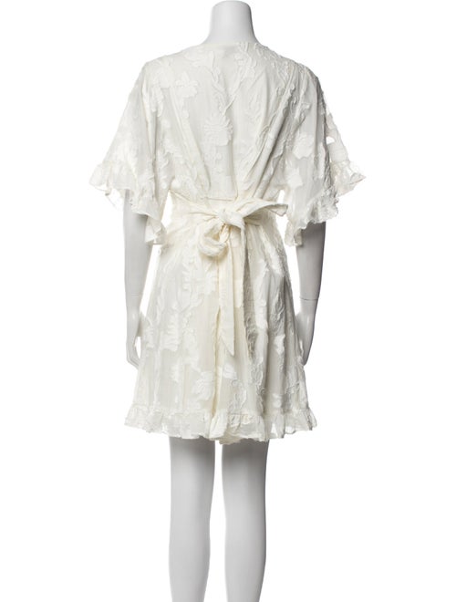 Tanya Taylor V-Neck Mini Dress