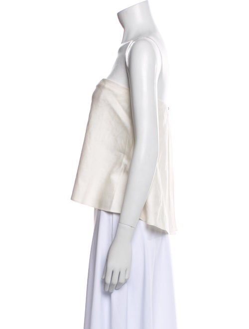 Tanya Taylor Strapless Crop Top