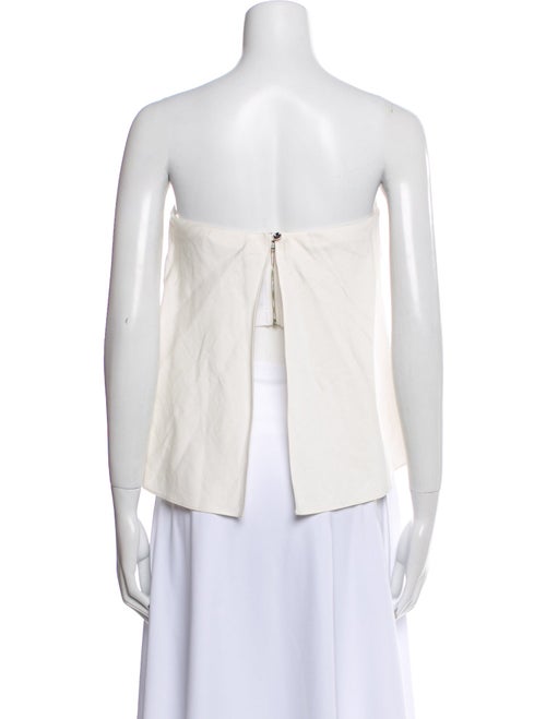 Tanya Taylor Strapless Crop Top