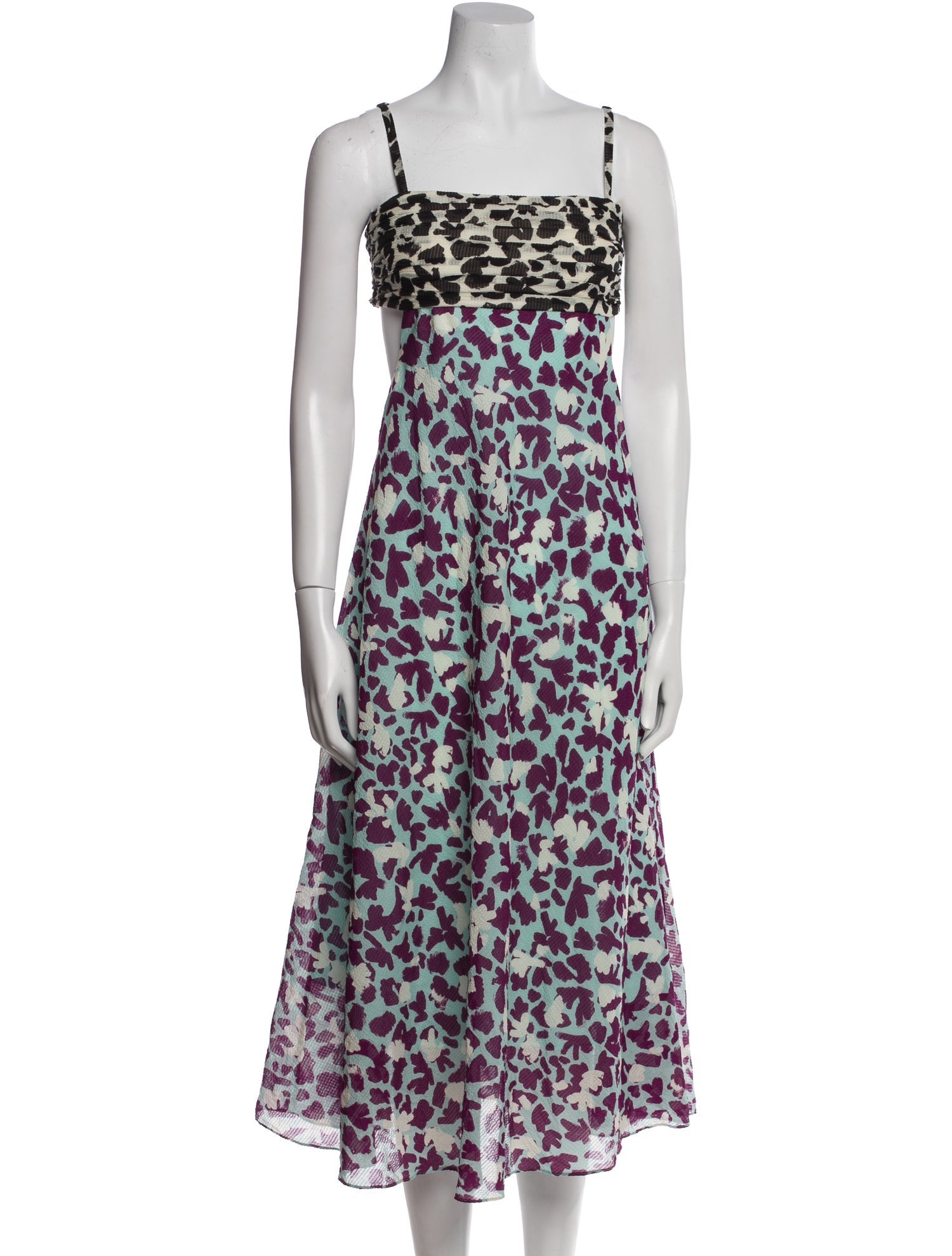 Tanya Taylor Animal Print Knee-Length Dress w/ Tags