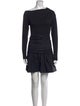 Tanya Taylor Cowl Neck Mini Dress