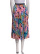 Tanya Taylor Tie-Dye Print Midi Length Skirt