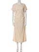 Tanya Taylor Crew Neck Long Dress