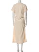 Tanya Taylor Crew Neck Long Dress