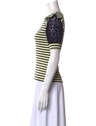 Tanya Taylor Striped Crew Neck T-Shirt