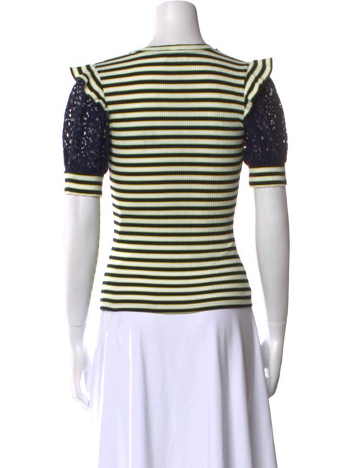 Tanya Taylor Striped Crew Neck T-Shirt