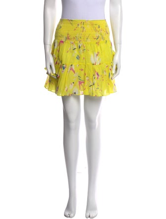 Tanya Taylor Printed Mini Skirt