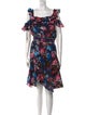 Tanya Taylor Floral Print Mini Dress
