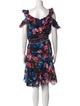 Tanya Taylor Floral Print Mini Dress