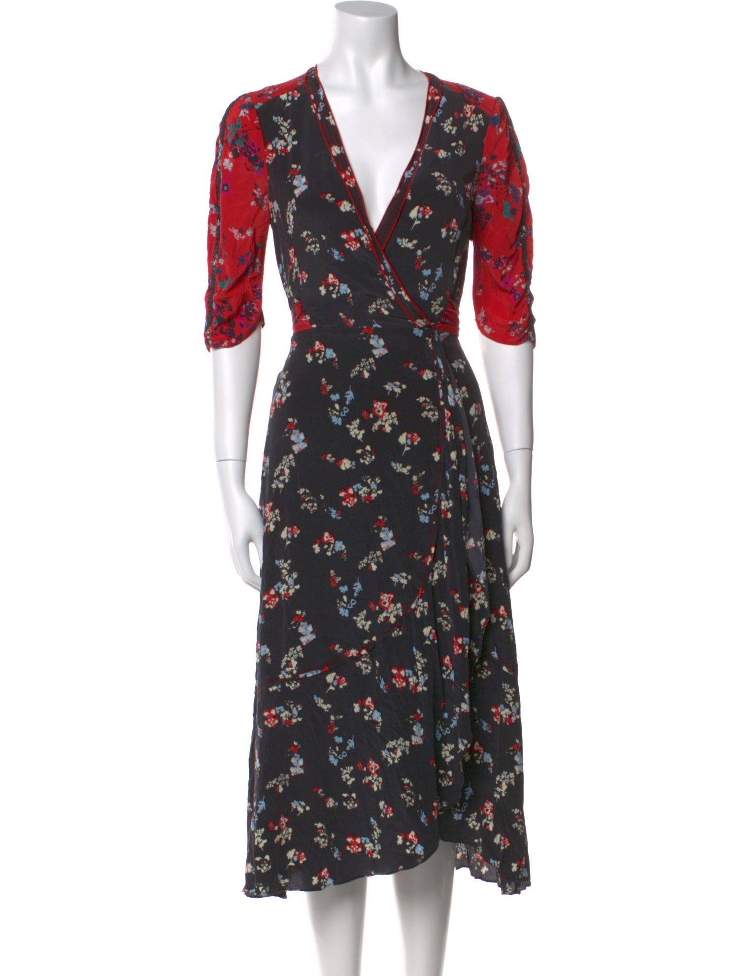 Tanya Taylor Silk Midi Length Dress