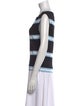 Tanya Taylor Striped Scoop Neck Top