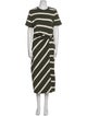 Tanya Taylor Striped Long Dress