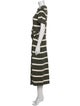 Tanya Taylor Striped Long Dress