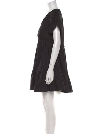 Tanya Taylor V-Neck Mini Dress