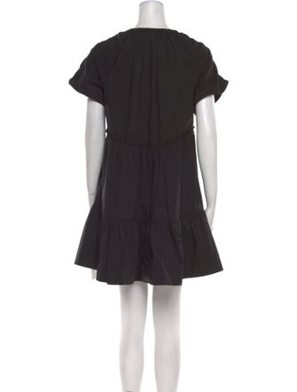 Tanya Taylor V-Neck Mini Dress