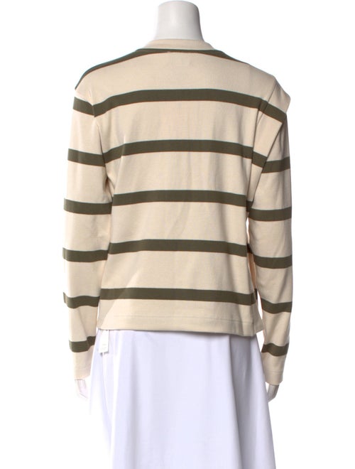 Tanya Taylor Striped Crew Neck Sweatshirt