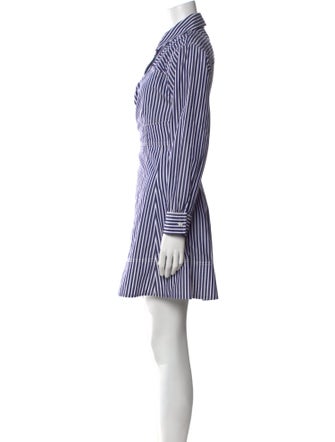 Tanya Taylor Striped Mini Dress