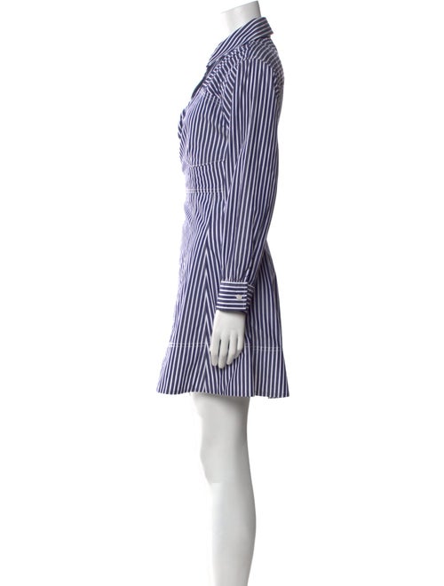 Tanya Taylor Striped Mini Dress