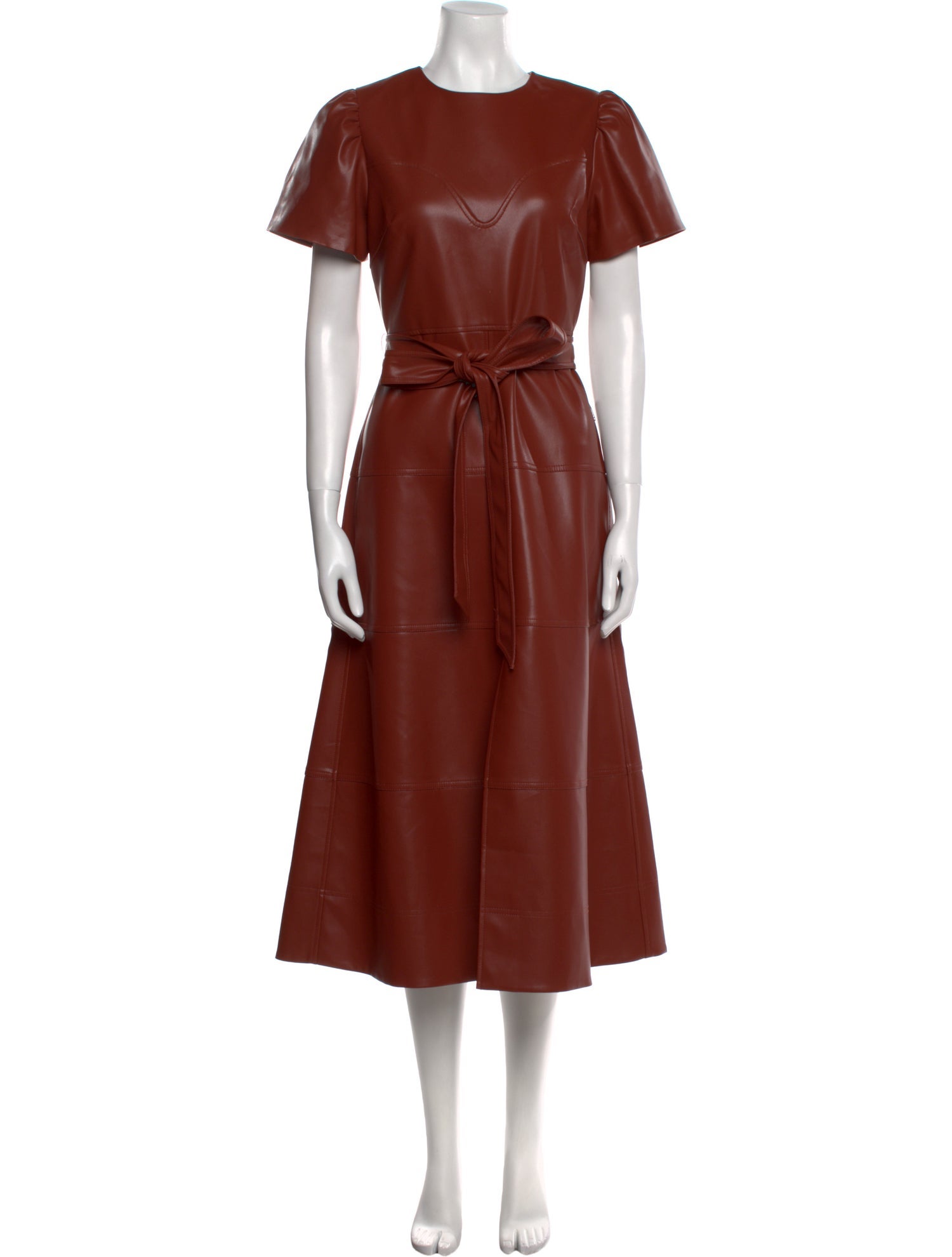 Tanya Taylor Crew Neck Long Dress