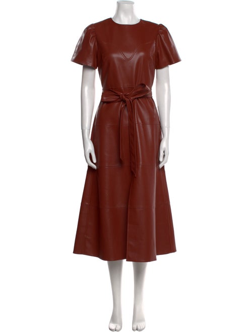 Tanya Taylor Crew Neck Long Dress