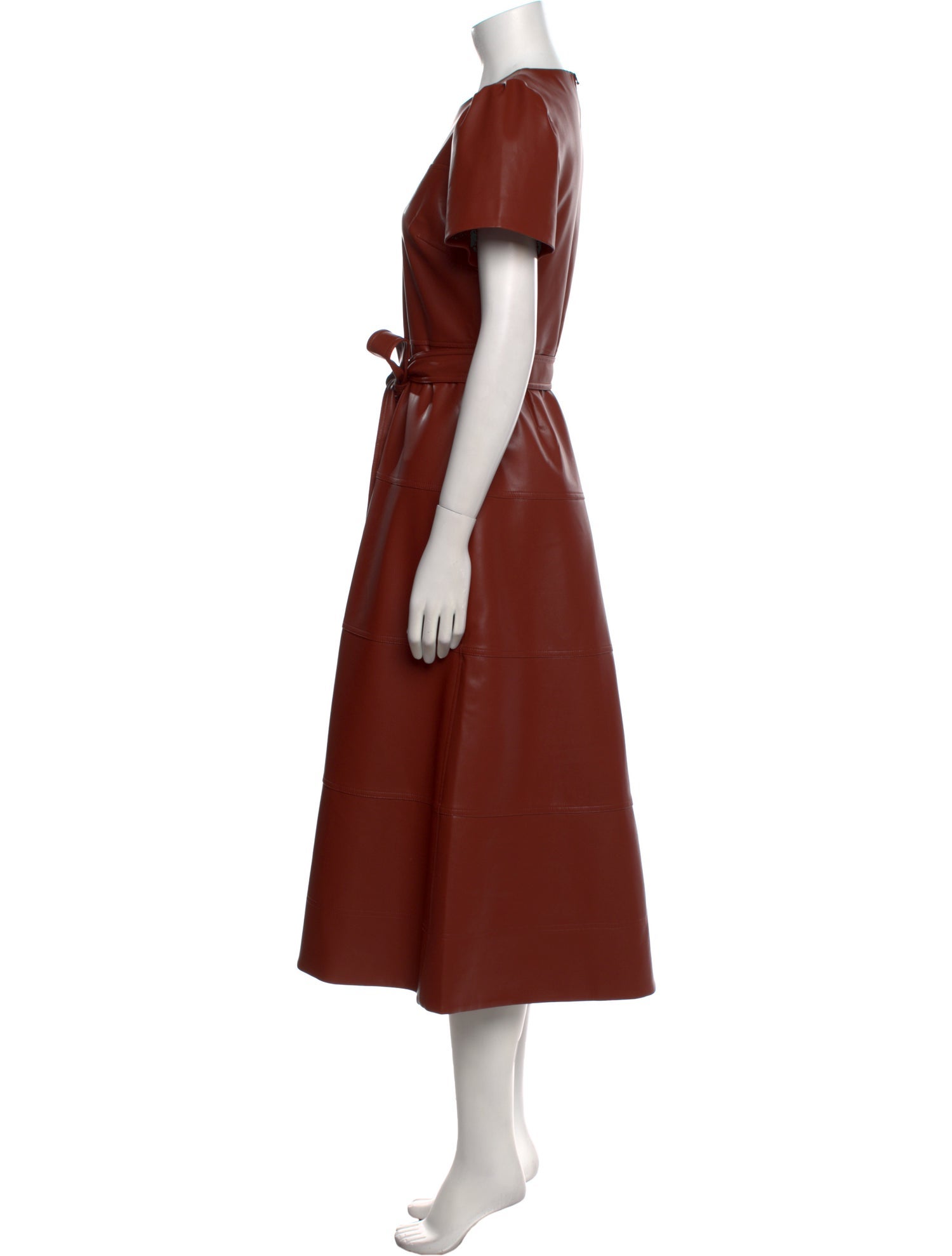 Tanya Taylor Crew Neck Long Dress