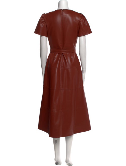 Tanya Taylor Crew Neck Long Dress