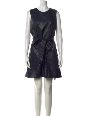 Tanya Taylor Crew Neck Mini Dress