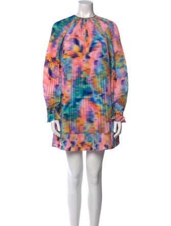 Tanya Taylor Printed Mini Dress