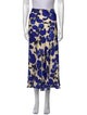 Tanya Taylor Floral Print Midi Length Skirt