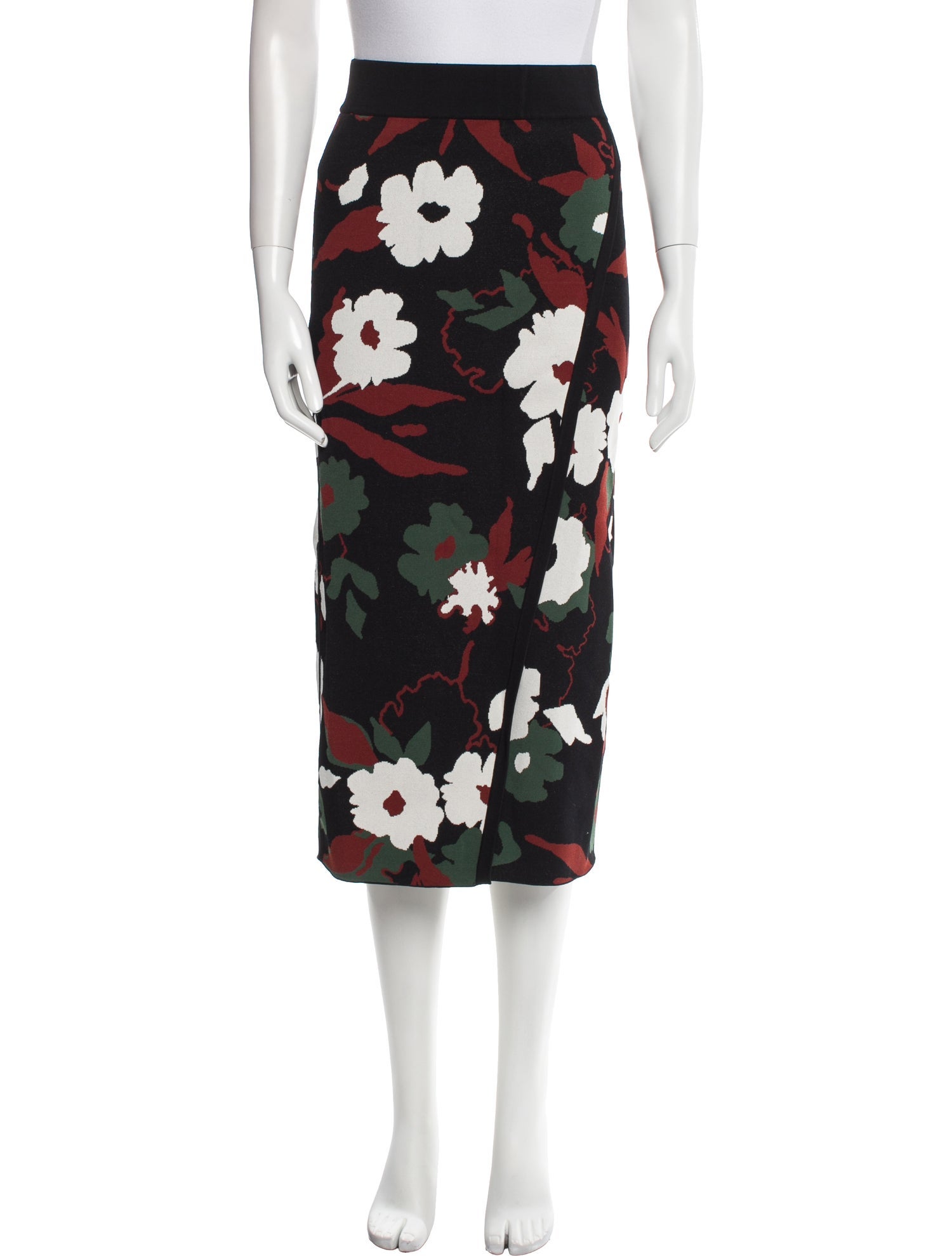 Tanya Taylor Floral Print Midi Length Skirt w/ Tags