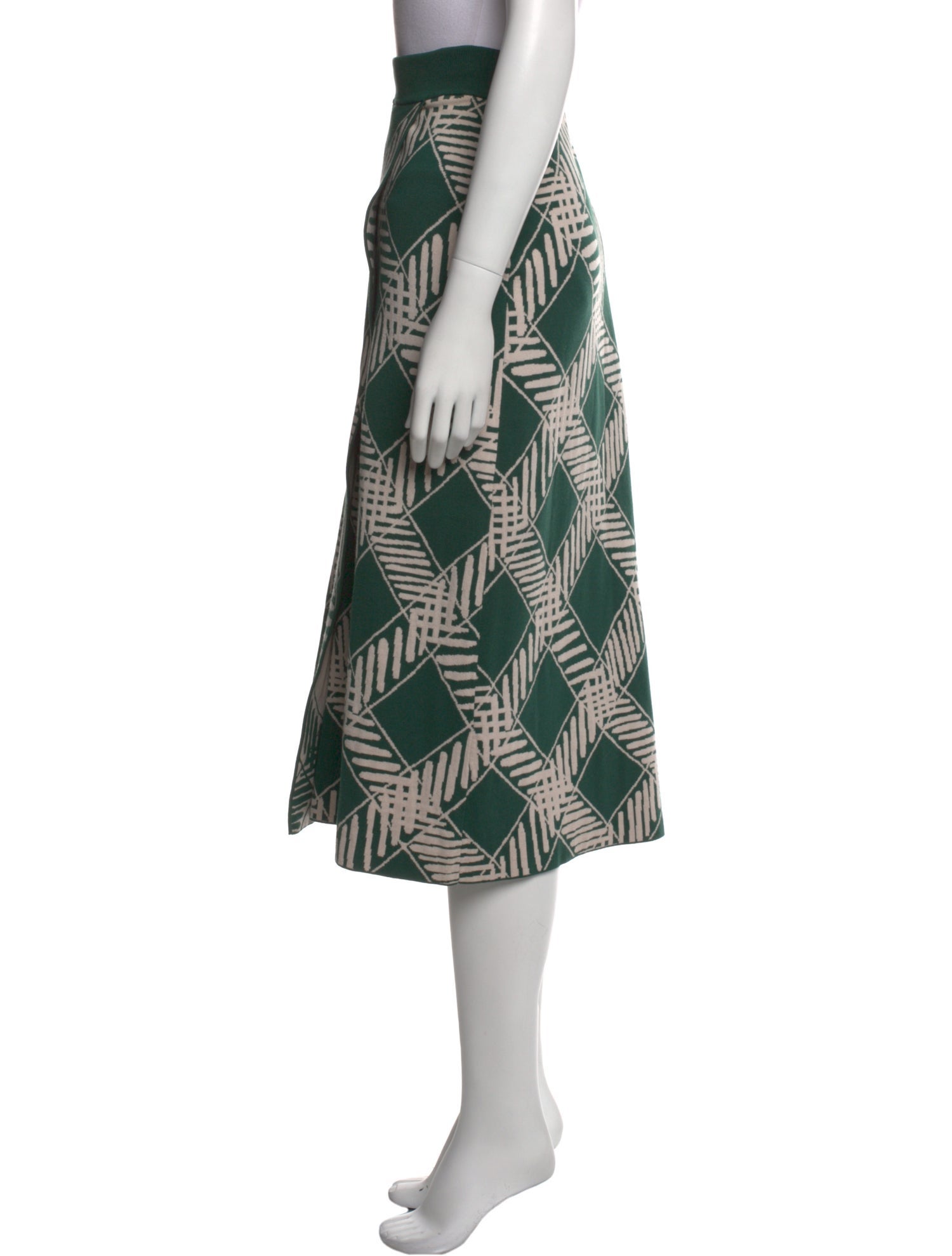 Tanya Taylor Wool Midi Length Skirt