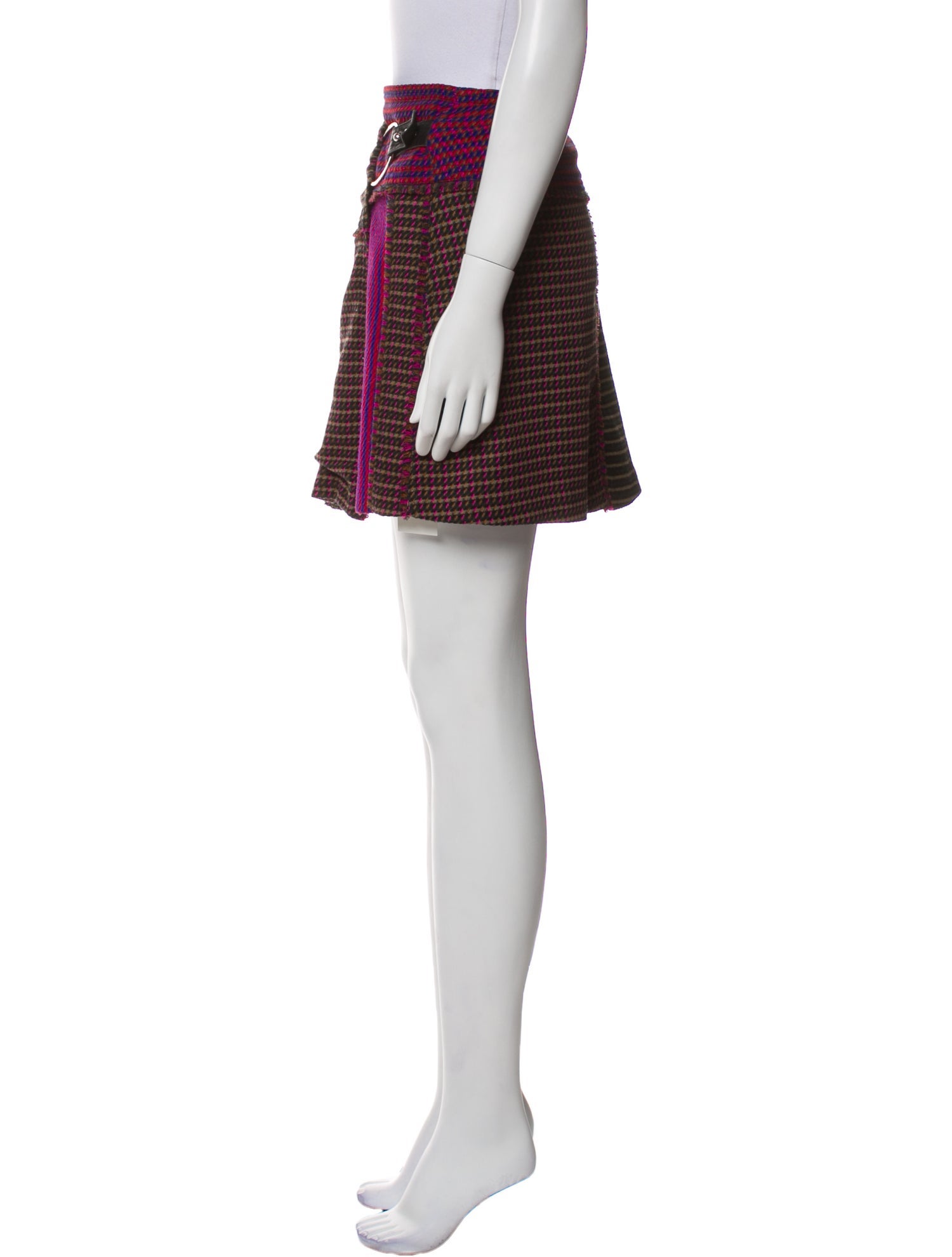 Tanya Taylor Striped Mini Skirt