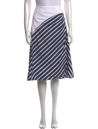 Tanya Taylor Striped Knee-Length Skirt