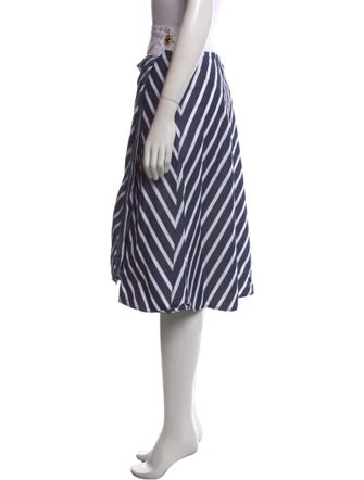Tanya Taylor Striped Knee-Length Skirt