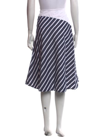Tanya Taylor Striped Knee-Length Skirt