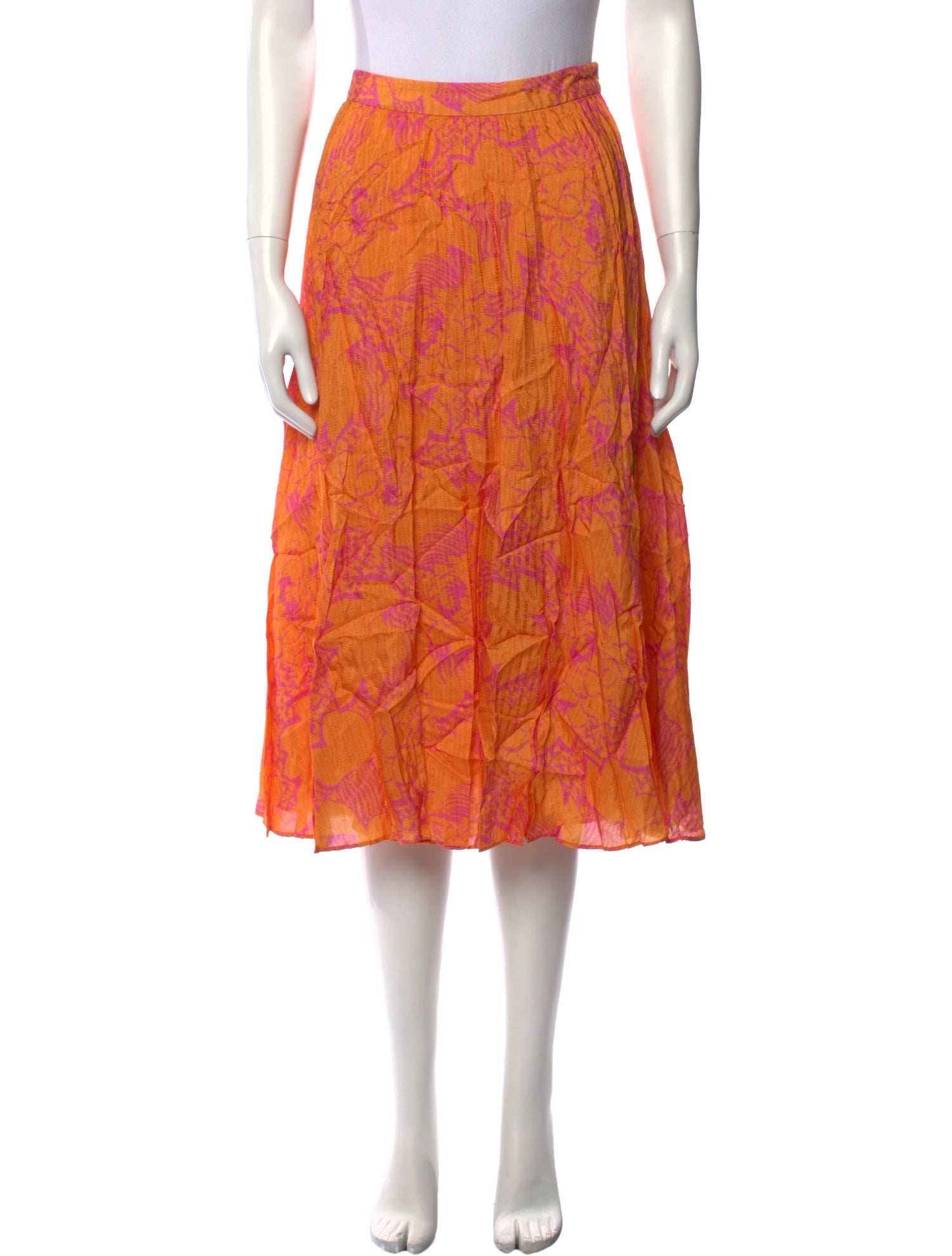 Tanya Taylor Printed Midi Length Skirt w/ Tags