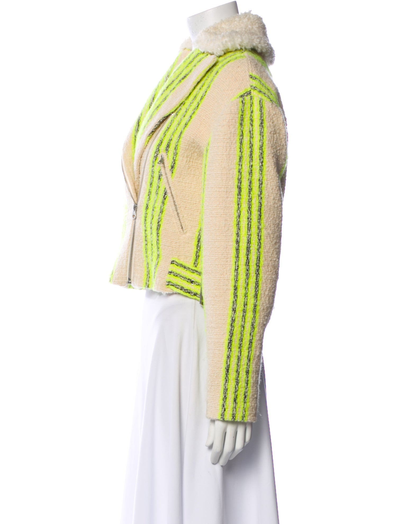 Tanya Taylor Wool Striped Blazer