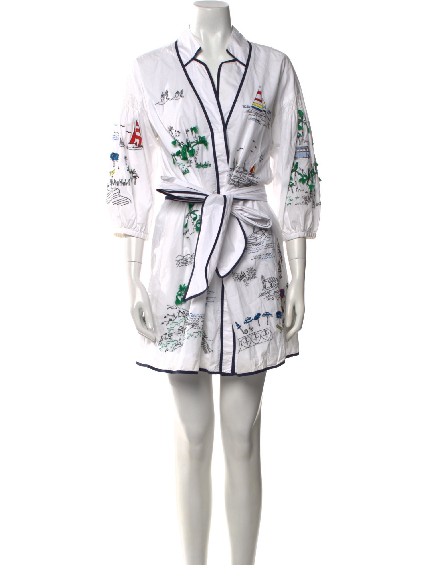 Tanya Taylor Printed Mini Dress