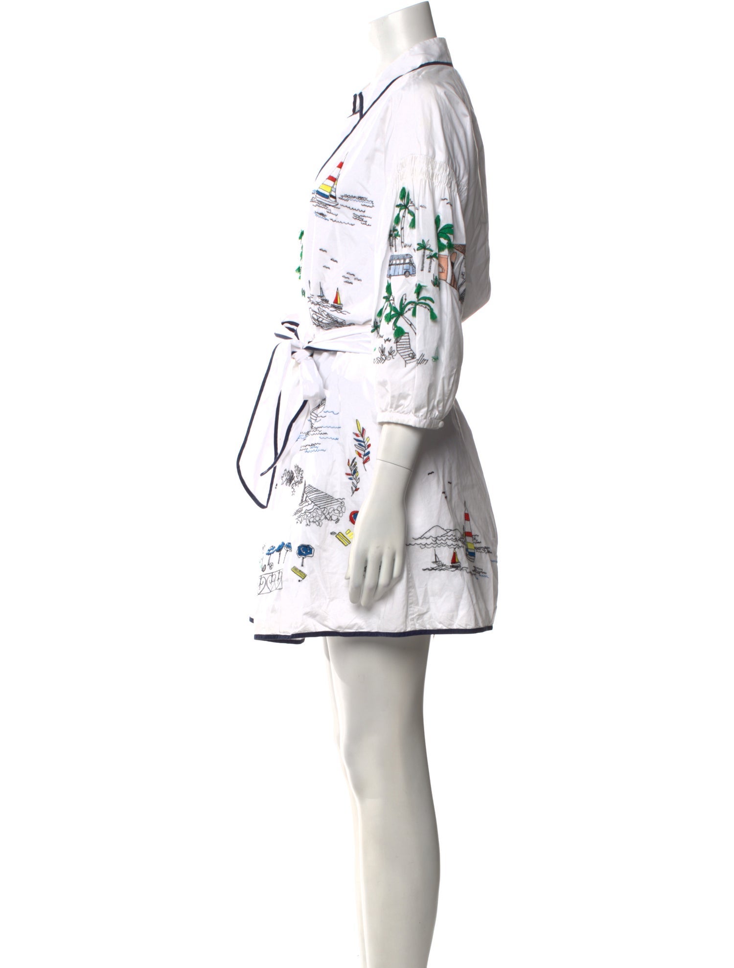 Tanya Taylor Printed Mini Dress