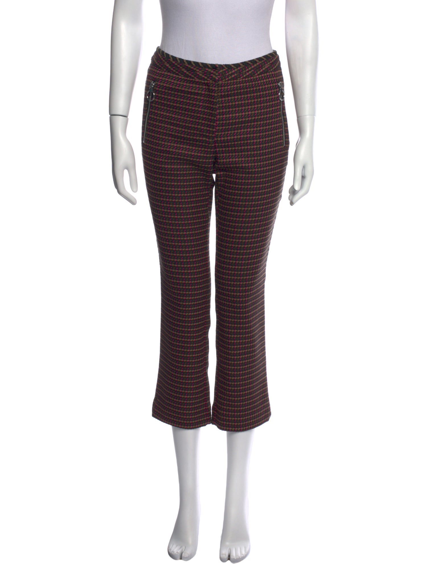 Tanya Taylor Printed Straight Leg Pants