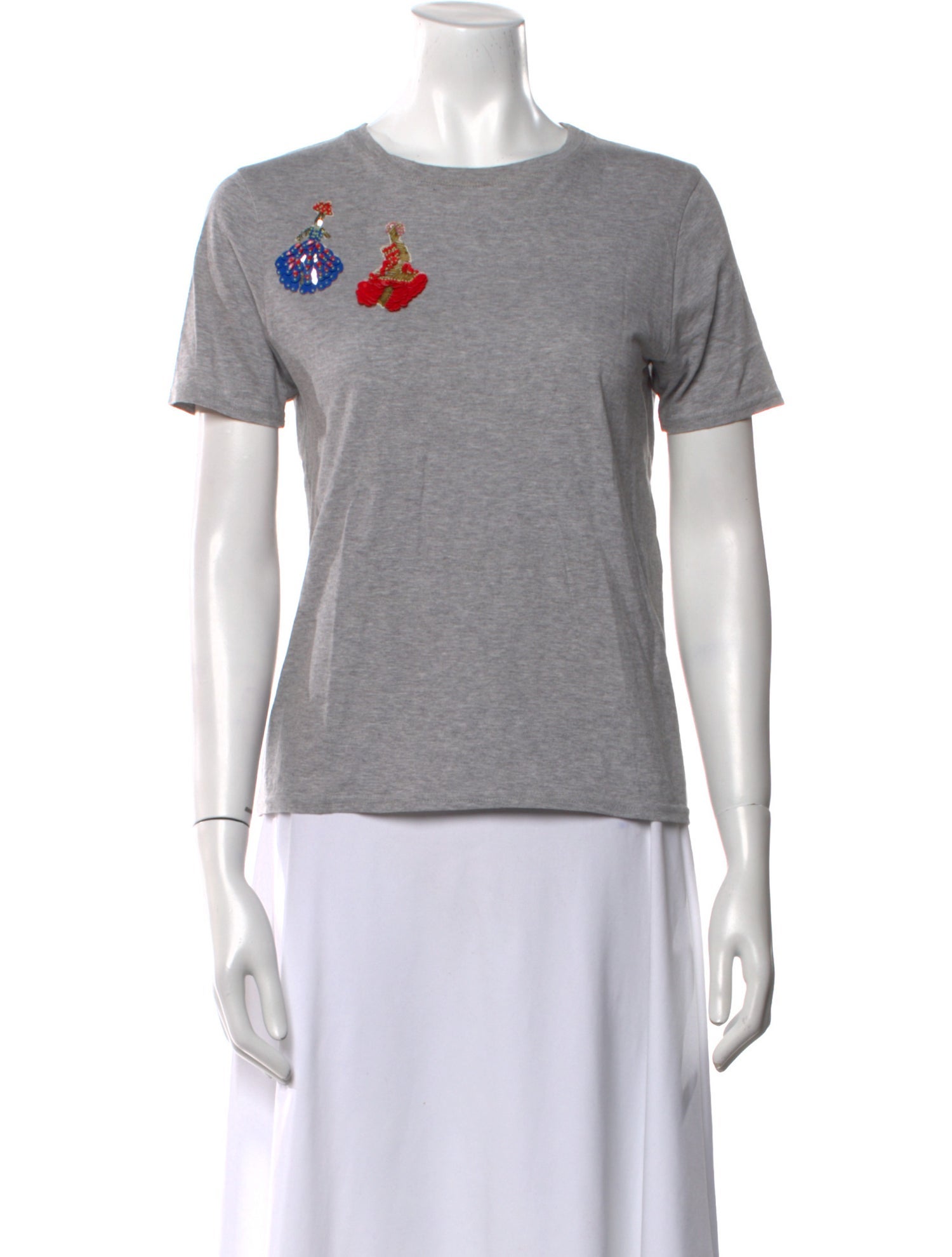 Tanya Taylor Graphic Print Crew Neck T-Shirt